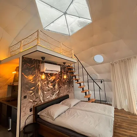 Glamping Liptov S Virivkou Lüks kamp alanı
