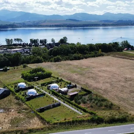 Lüks kamp alanı Glamping Liptov S Virivkou Liptovský Trnovec